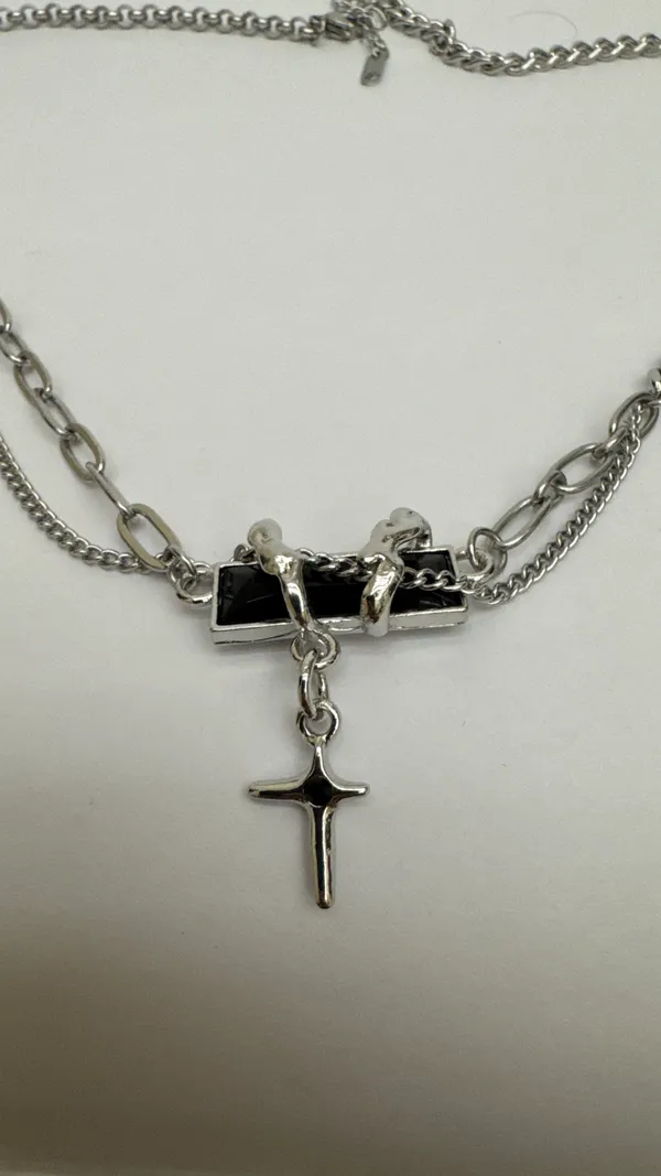 Silver_Tone_Layered_Cross_Pendant_Necklace_for_Adults