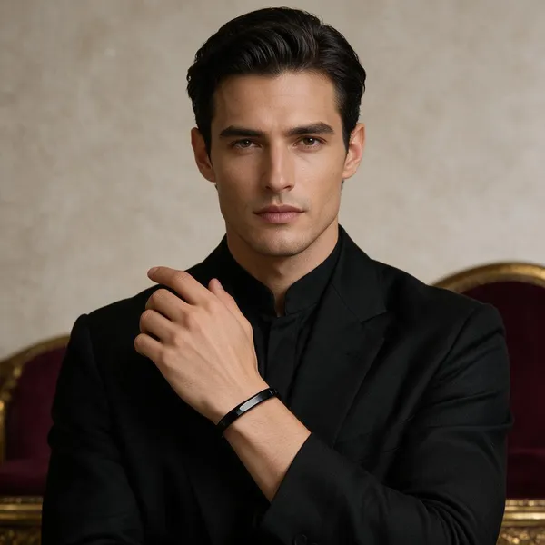 Black_Plastic_Slim_Headband_For_Men