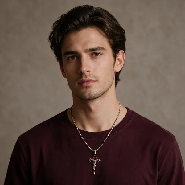 Silver_Tone_Sword_Pendant_Necklace_For_Men
