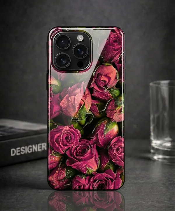Pink_Rubber_And_Glass_Phone_Case