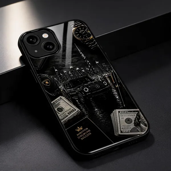 Black_Rubber_And_Glass_Mobile_Cover