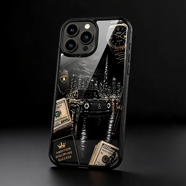 Black_Rubber_And_Glass_Mobile_Cover