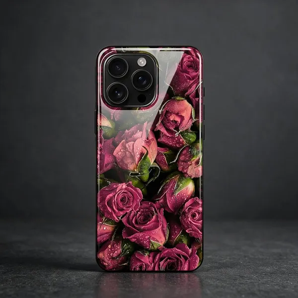 Pink_Rubber_And_Glass_Phone_Case