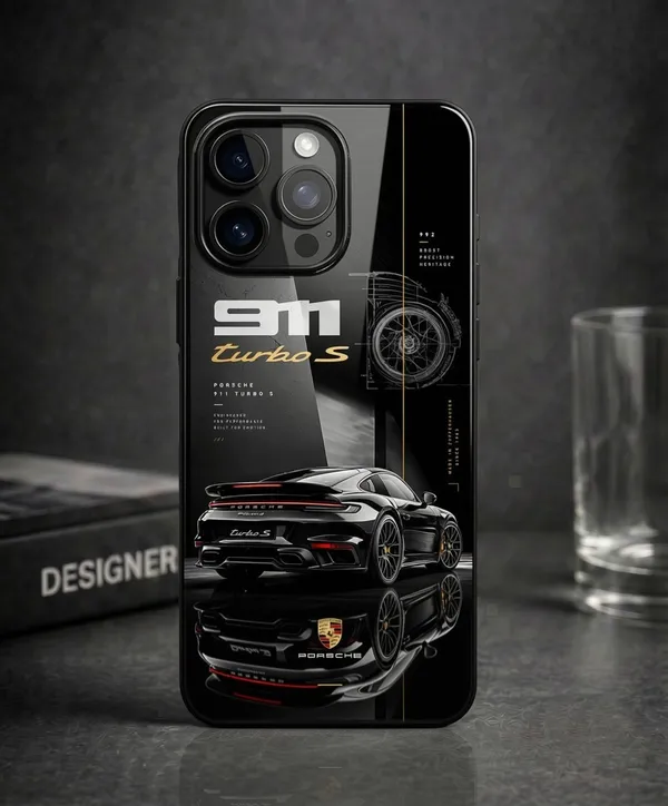 Black_Porsche_911_Turbo_S_Graphic_Phone_Case