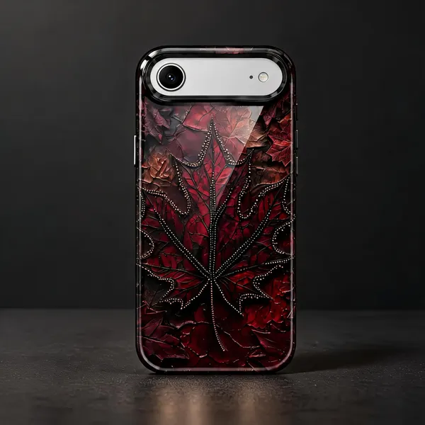 Red_Rubber_And_Glass_Mobile_Cover
