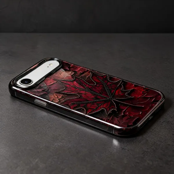 Red_Rubber_And_Glass_Mobile_Cover