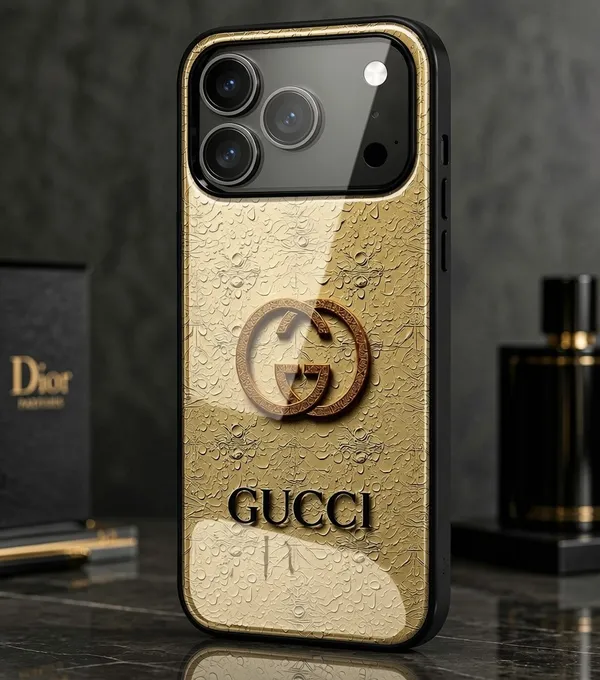 Gold_Rubber_And_Glass_Designer_Phone_Case