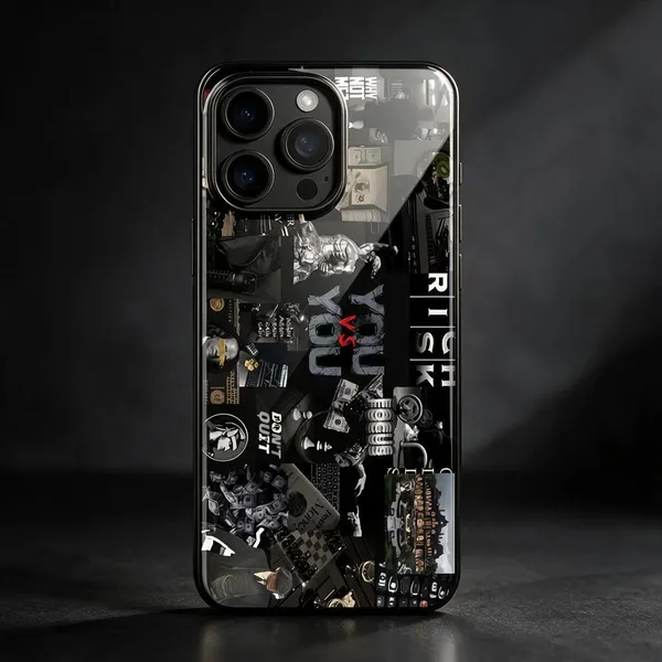 Black_Rubber_And_Glass_Phone_Case