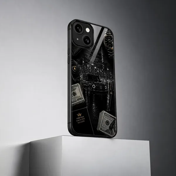 Black_Rubber_And_Glass_Mobile_Cover