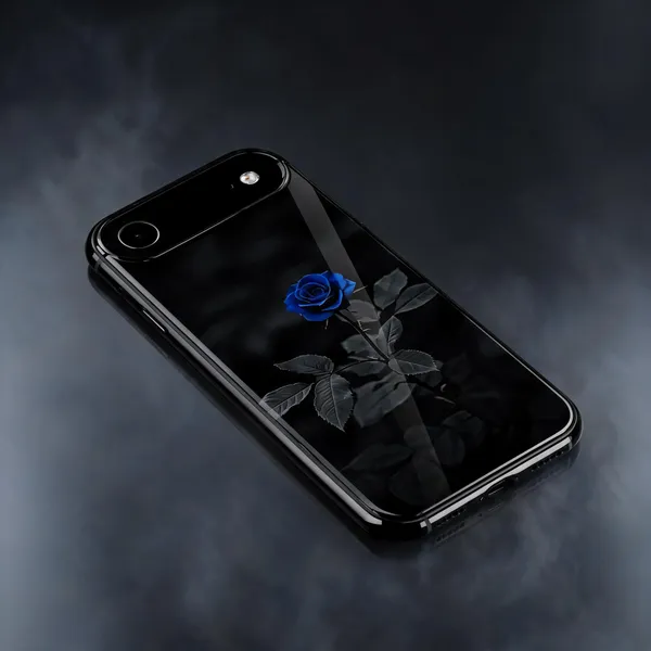 Black_Rubber_And_Glass_Mobile_Cover