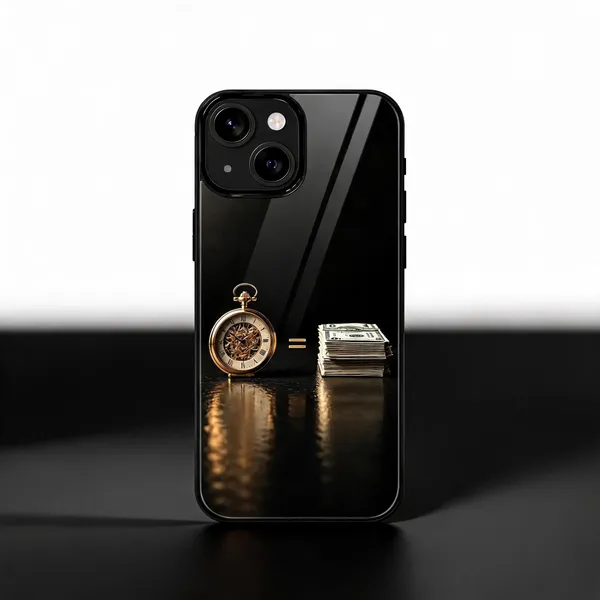 Black_Rubber_And_Glass_Mobile_Cover