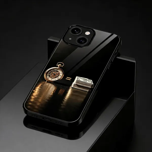 Black_Rubber_And_Glass_Mobile_Cover