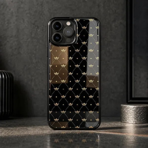 Black_Rubber_And_Glass_Phone_Case