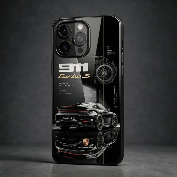 Black_Porsche_911_Turbo_S_Graphic_Phone_Case