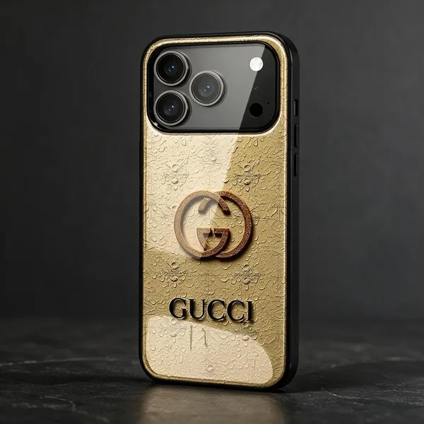 Gold_Rubber_And_Glass_Designer_Phone_Case