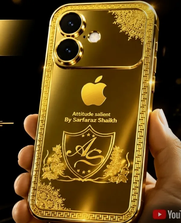 iPhone_16_Plus_Back_Cover,_Customized_And_Personalized_Back_Case_Cover_(Gold,_Golden)