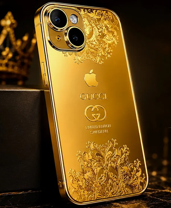 iPhone_14_Plus_Back_Cover,_Customized_And_Personalized_Back_Case_Cover_(Gold,_Golden)