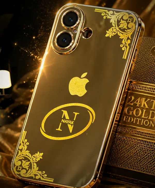iPhone_16_Plus_Back_Cover,_Customized_And_Personalized_Back_Case_Cover_(Gold,_Golden)