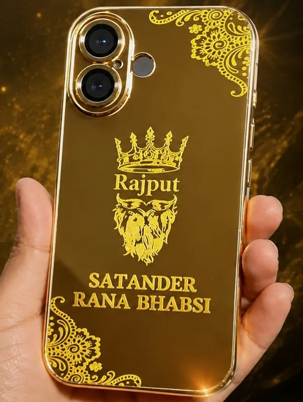 iPhone_16_Plus_Back_Cover,_Customized_And_Personalized_Back_Case_Cover_(Gold,_Golden)