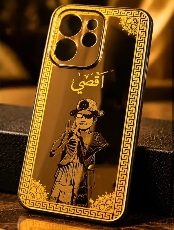 iPhone_12_Back_Cover,_Customized_And_Personalized_Back_Case_Cover_(Gold,_Golden)