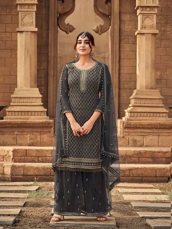 Dark_Grey_Heavy_Faux_Georgette_Designer_Semi_Stitched_Salwar_Suit_Ready_To_Ship_Default_Title