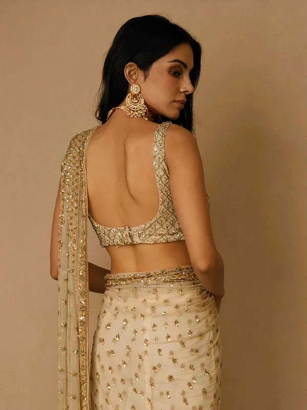 Elegant_Golden_Beige_Party_Wear_Designer_Butterfly_Soft_Net_Saree_Default_Title