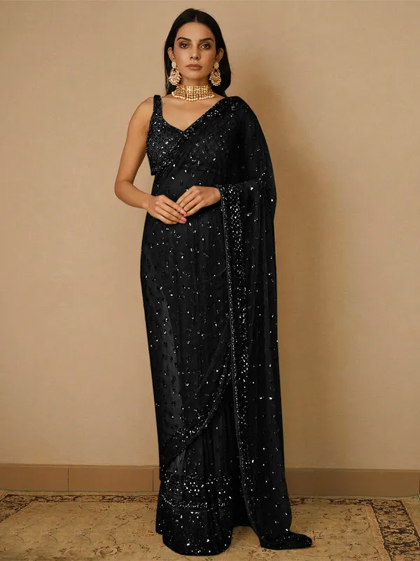 Stylish_Black_Party_Wear_Designer_Soft_Net_Saree_Default_Title