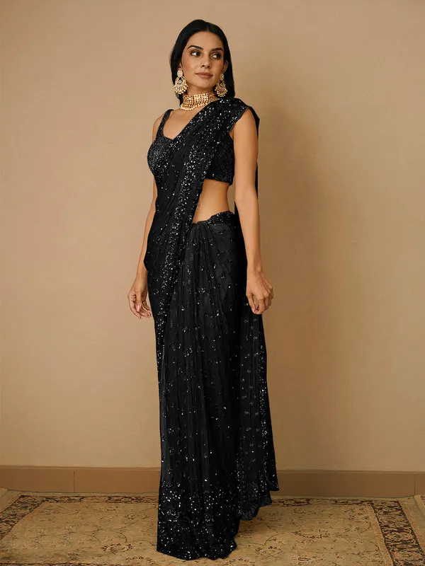 Stylish_Black_Party_Wear_Designer_Soft_Net_Saree_Default_Title