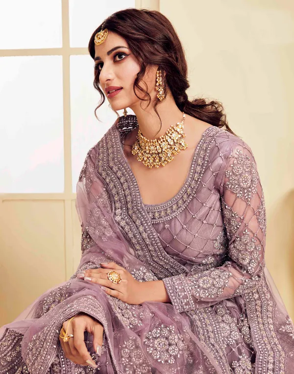 Violet_Ceremony_Wear_Heavy_Net_Designer_Lehenga_Choli_Default_Title