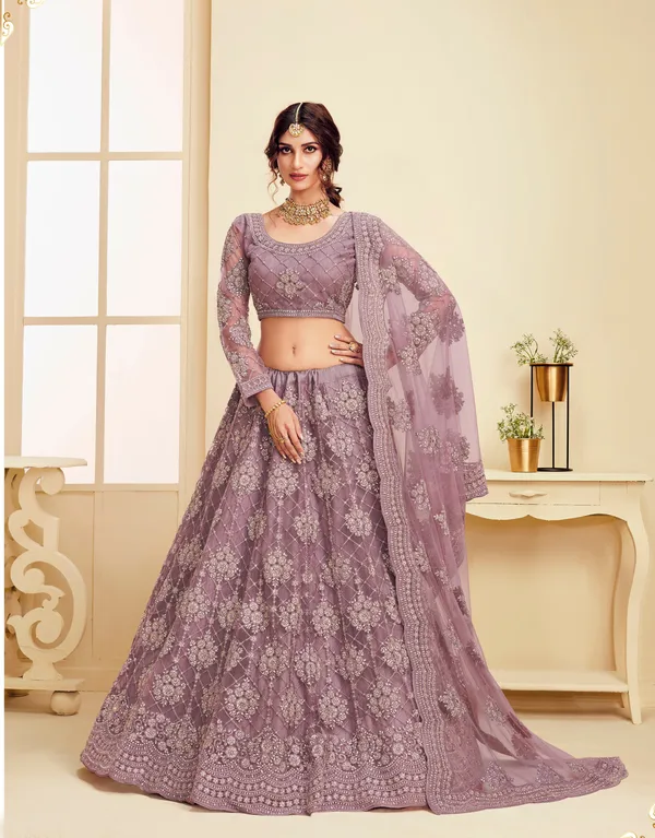 Violet_Ceremony_Wear_Heavy_Net_Designer_Lehenga_Choli_Default_Title