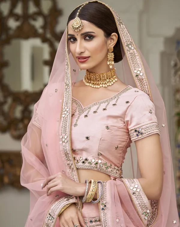 Pink_Party_Wear_Heavy_Silk_Semi_Stitched_Lehenga_Choli_Default_Title