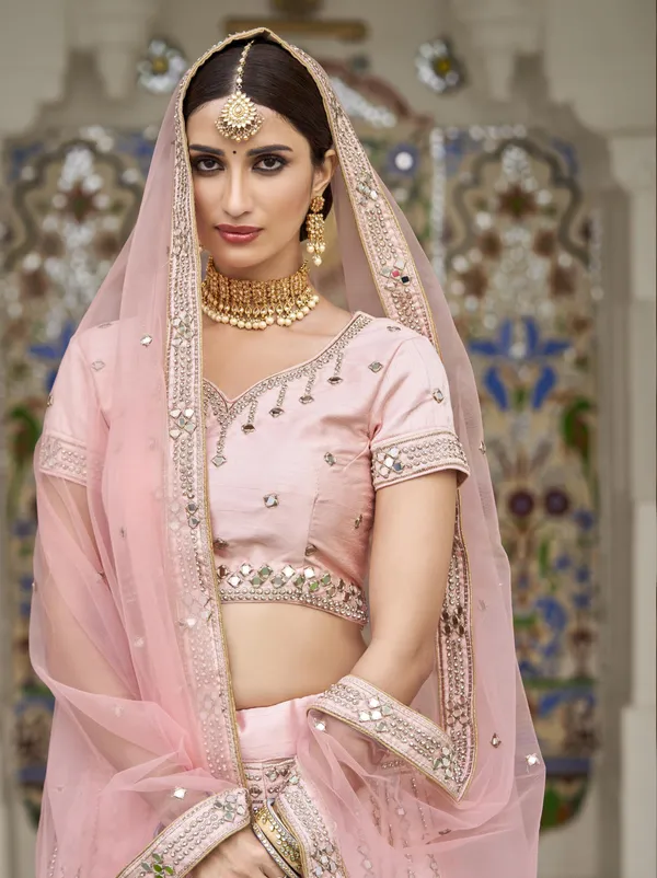 Pink_Party_Wear_Heavy_Silk_Semi_Stitched_Lehenga_Choli_Default_Title