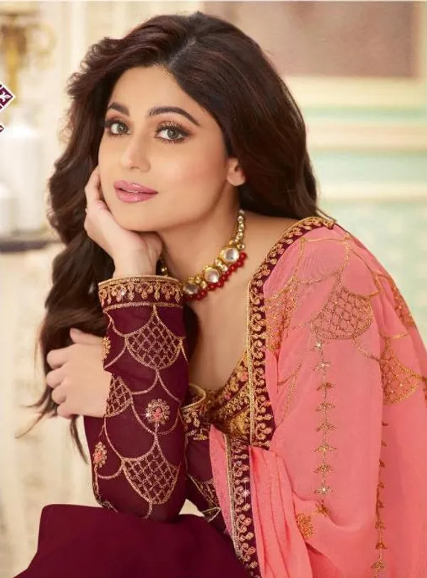 Heavy_Embroidered_Faux_Georgette_Gharara_Salwar_Suit_For_Festive_Wear_Default_Title