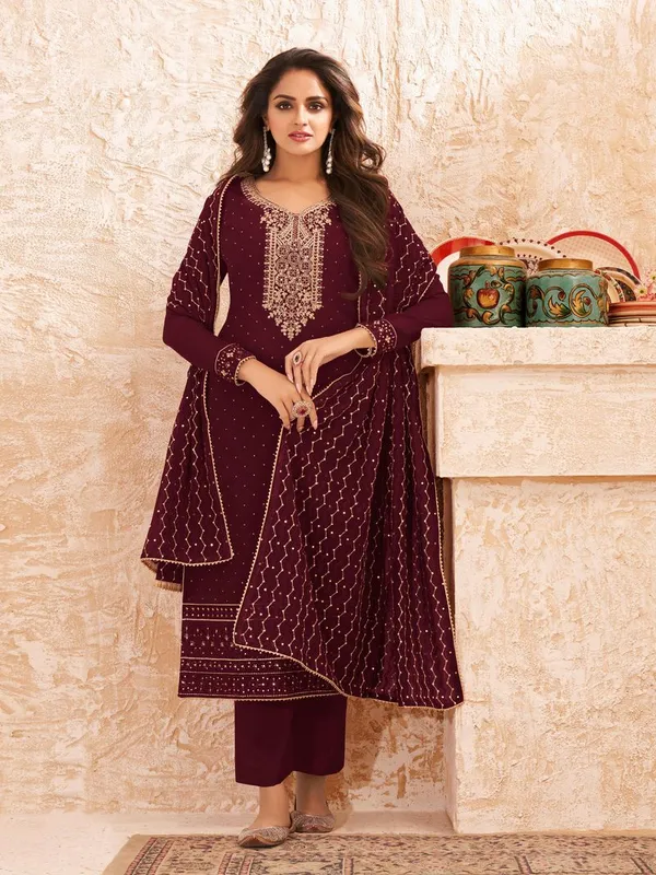 Classic_Georgette_Top_Dupatta_Suit_With_Santoon_Inner_Default_Title
