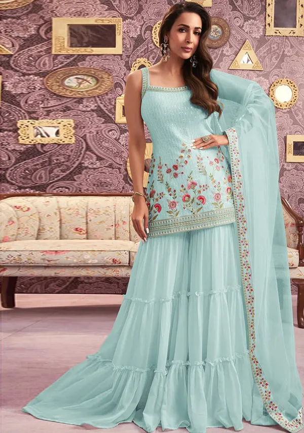 Sky_Blue_Premium_Georgette_Embroidered_Kurta_Set_Default_Title