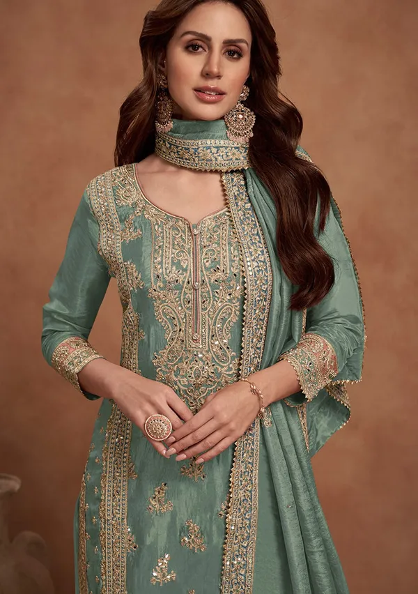 Sea_Green_Embroidered_Heavy_Vichitra_Salwar_Suit_Default_Title