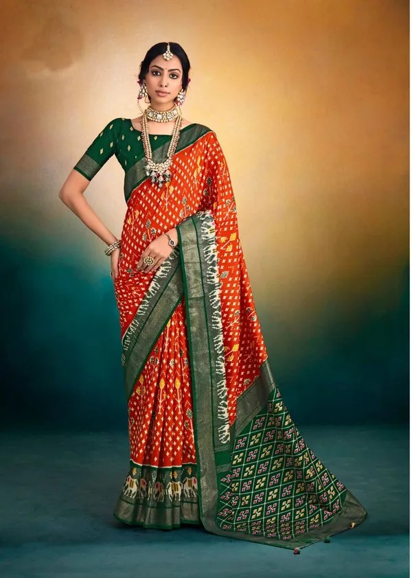 Traditional_Function_Wear_Designer_Velvet_Tusser_Silk_Saree_Default_Title