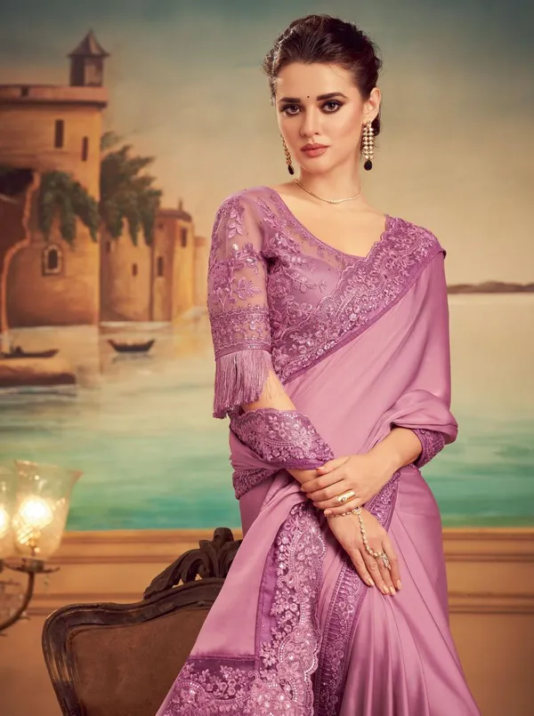 Party_Wear_Heavy_Designer_Pure_Satin_Silk_Saree_Default_Title
