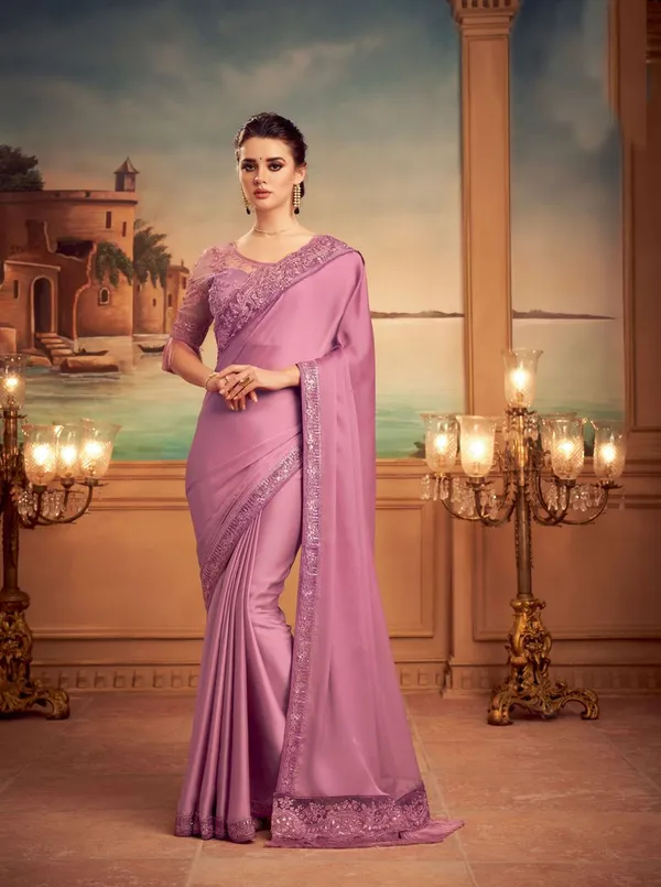 Party_Wear_Heavy_Designer_Pure_Satin_Silk_Saree_Default_Title