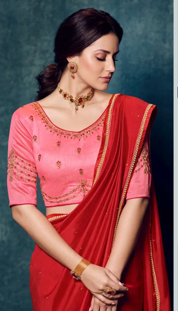 Designer_Vichitra_Silk_Saree_Default_Title