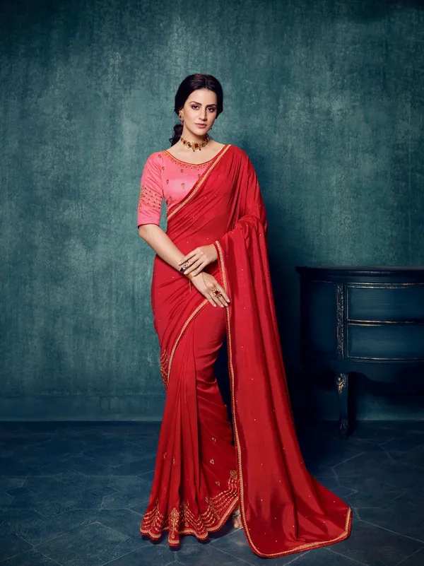 Designer_Vichitra_Silk_Saree_Default_Title