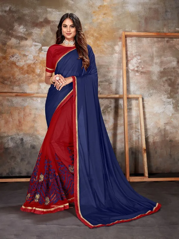 Trendy_Designer_Lycra_Net_Saree_Default_Title
