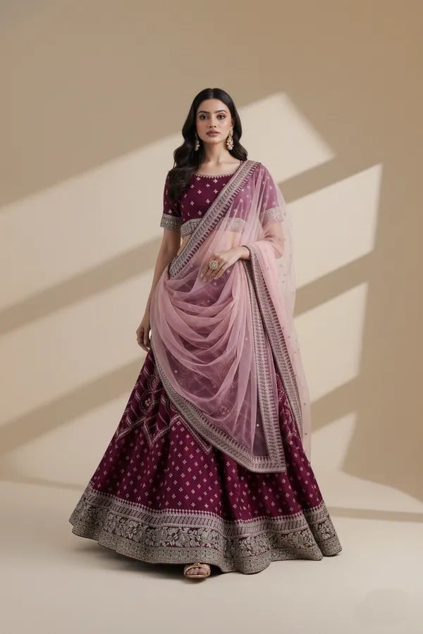 Magenta_Luxury_Silk_Georgette_Semi_Stitched_Function_Wear_Lehenga_Choli_Default_Title