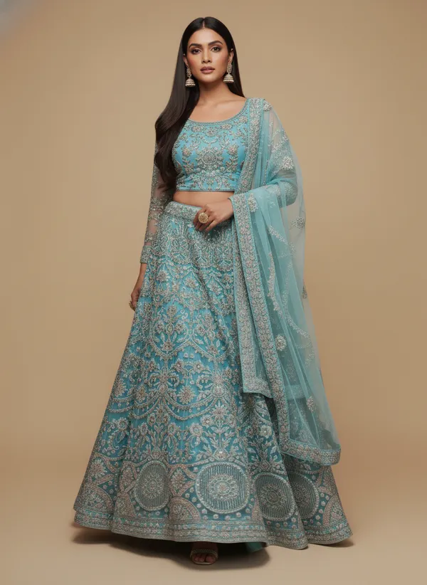 Blue_Thread_Zari_Glitter_Dori_Embroidery_Soft_Net_Lehenga_Choli_Default_Title