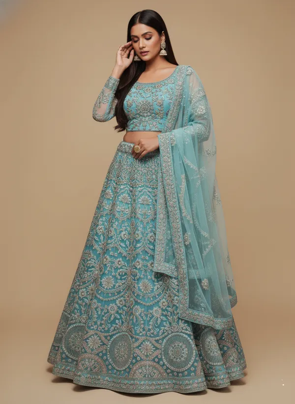 Blue_Thread_Zari_Glitter_Dori_Embroidery_Soft_Net_Lehenga_Choli_Default_Title