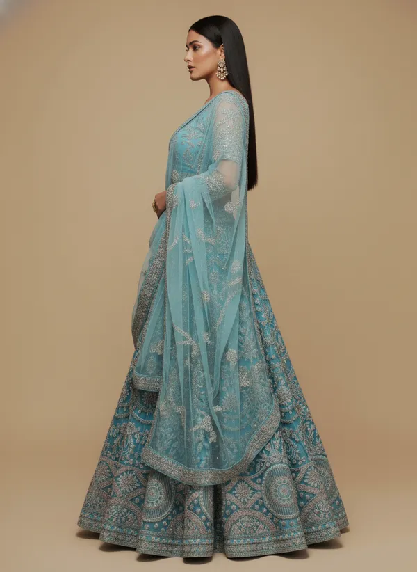 Blue_Thread_Zari_Glitter_Dori_Embroidery_Soft_Net_Lehenga_Choli_Default_Title