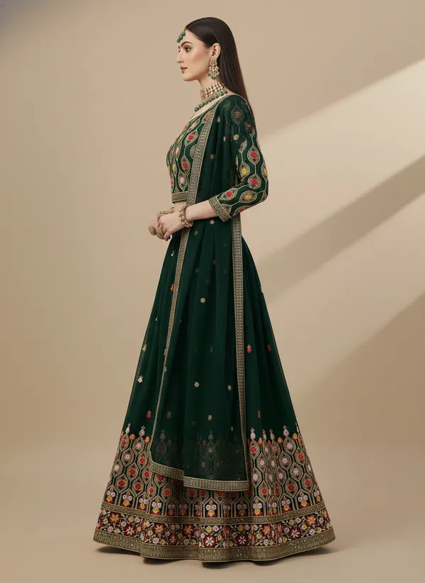 Green_Designer_Faux_Georgette_Sequin_Zari_Work_Function_Wear_Lehenga_Choli_Default_Title