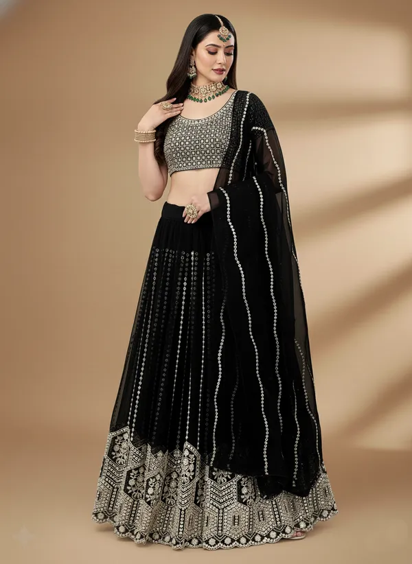Black_Designer_Faux_Georgette_Sequence_Work_Function_Wear_Lehenga_Choli_Default_Title