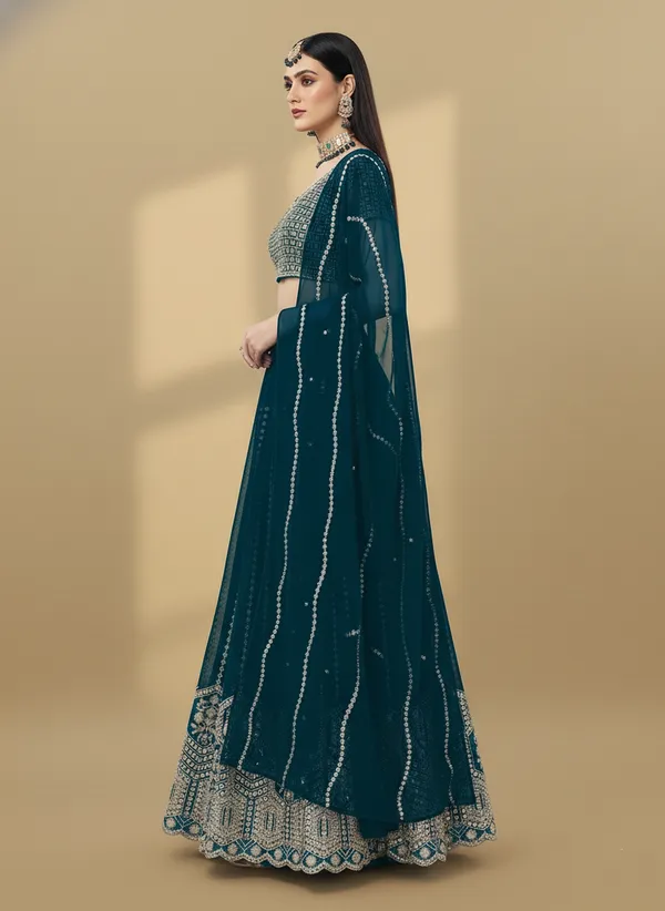 Teal_Readymade_Heavy_Faux_Georgette_Sequence_Work_Lehenga_Choli_Default_Title