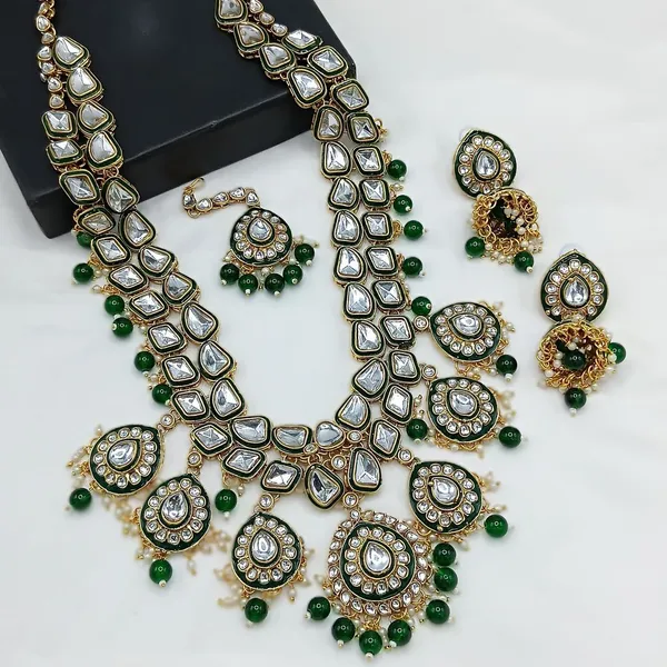 Classic_Elegant_Green_Necklace_Set_Default_Title